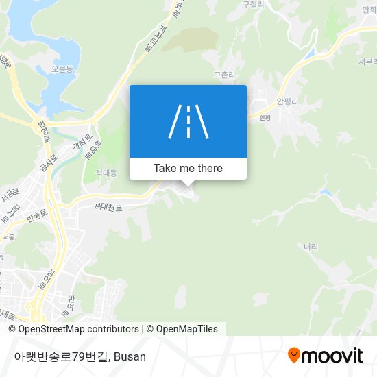 아랫반송로79번길 map