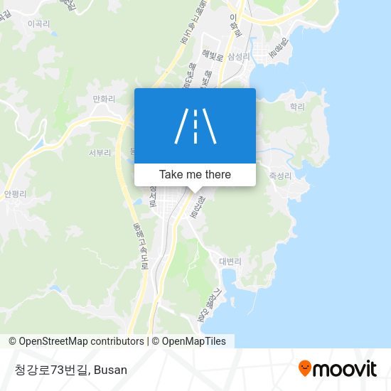 청강로73번길 map
