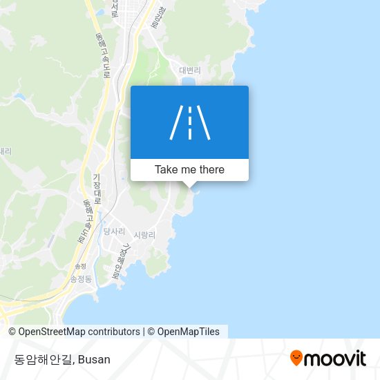 동암해안길 map