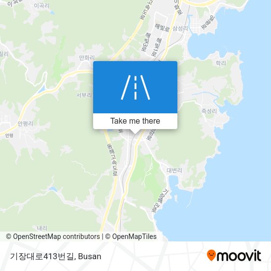 기장대로413번길 map