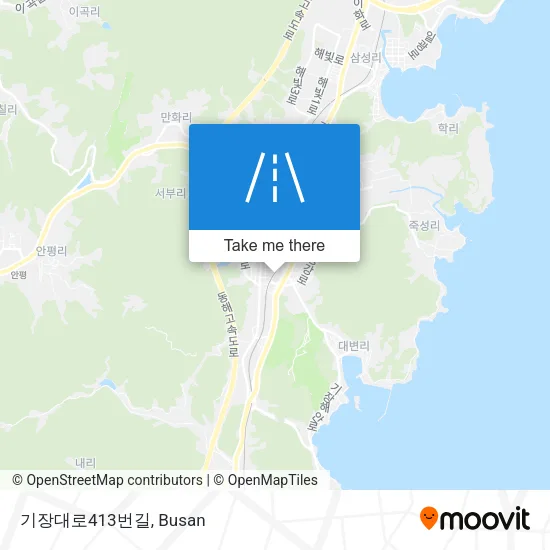 기장대로413번길 map