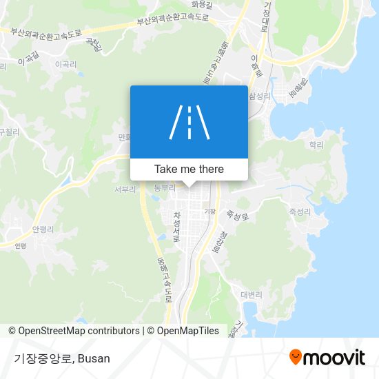 기장중앙로 map