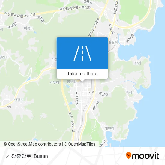 기장중앙로 map
