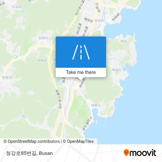 청강로85번길 map