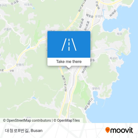대청로8번길 map