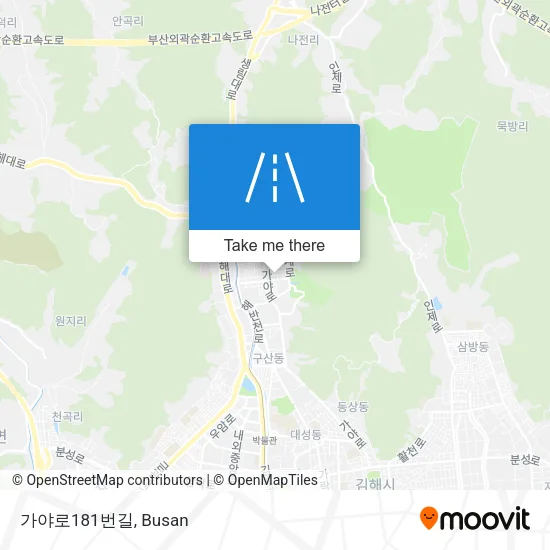 가야로181번길 map