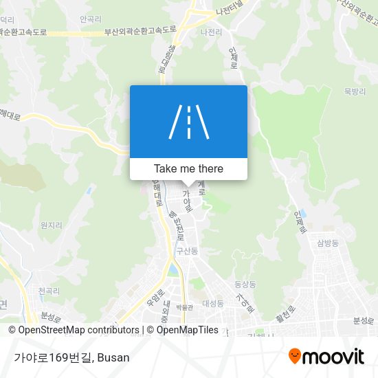 가야로169번길 map