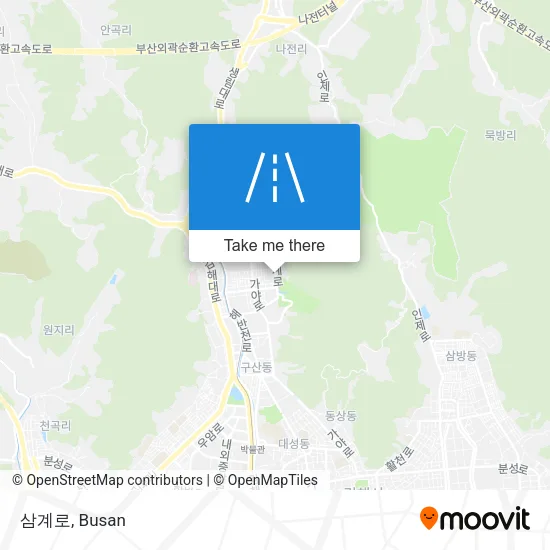 삼계로 map