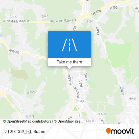 가야로38번길 map
