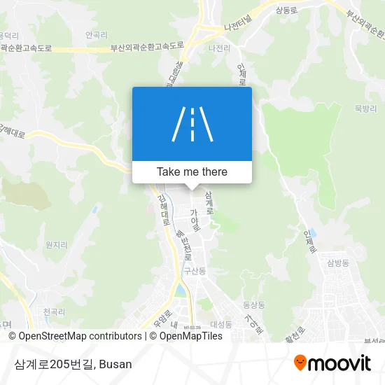 삼계로205번길 map