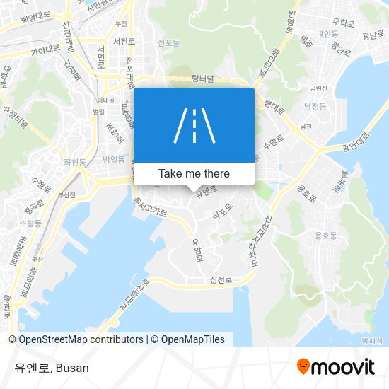유엔로 map