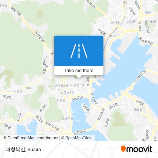 대청북길 map