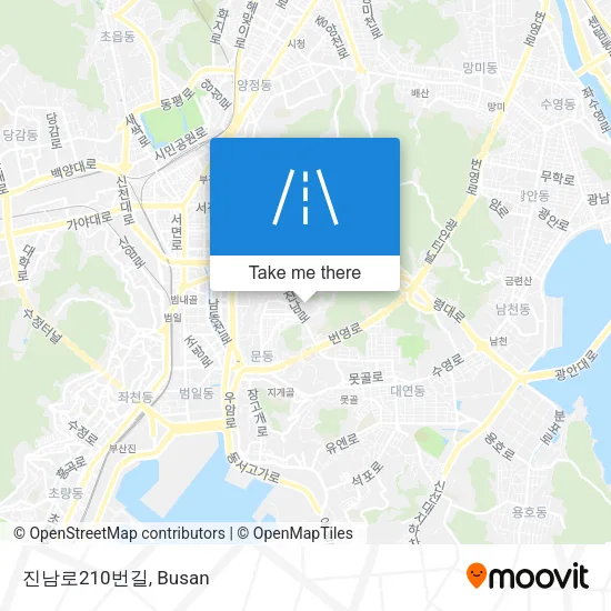 진남로210번길 map