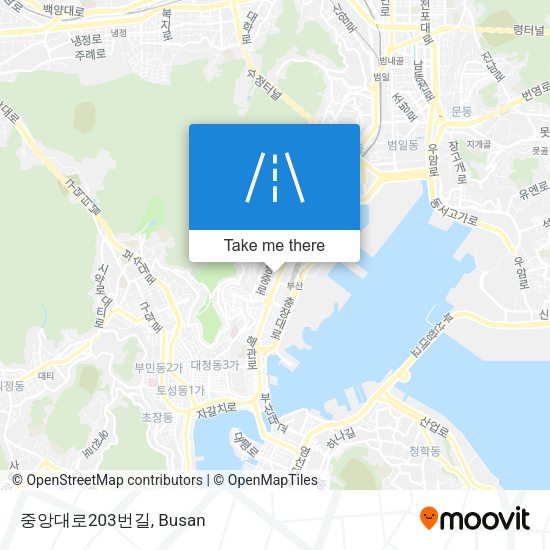 중앙대로203번길 map