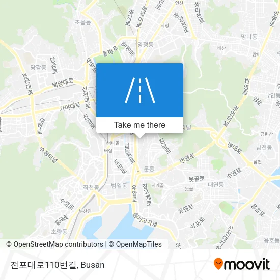 전포대로110번길 map