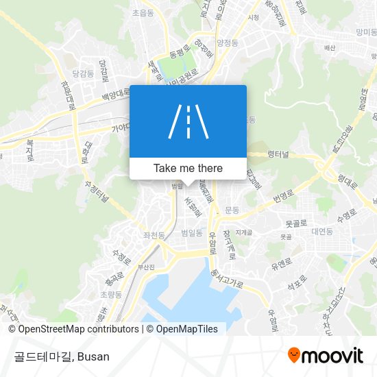 골드테마길 map