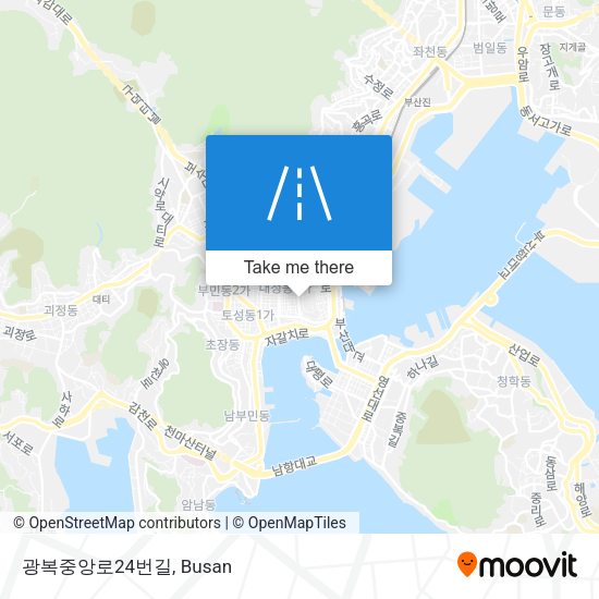 광복중앙로24번길 map