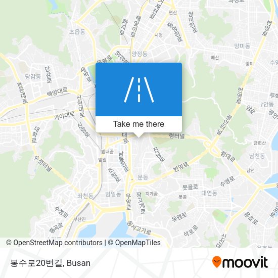 봉수로20번길 map