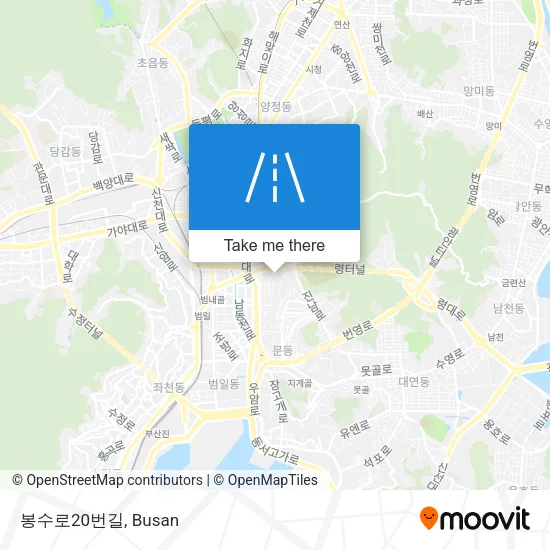 봉수로20번길 map