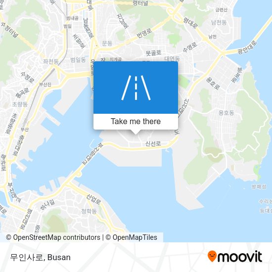 무인사로 map