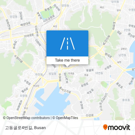 고동골로4번길 map