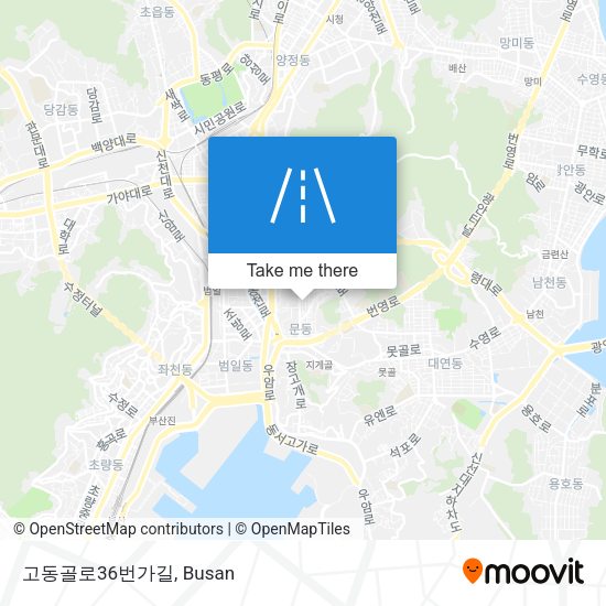 고동골로36번가길 map