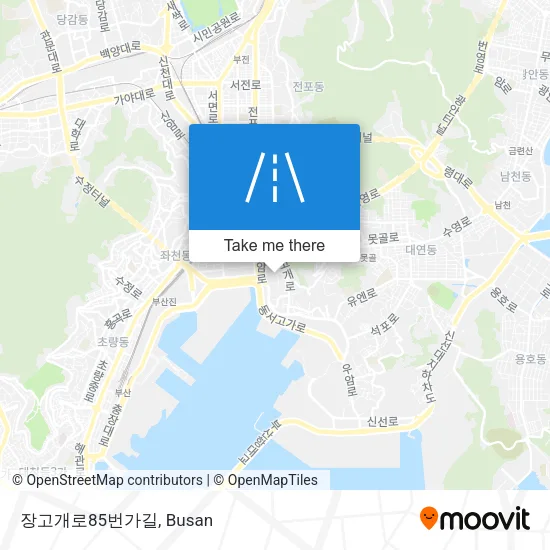 장고개로85번가길 map