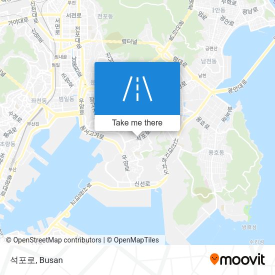 석포로 map