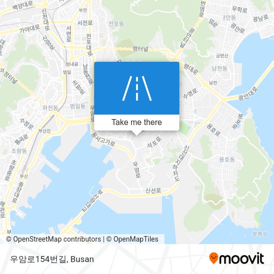 우암로154번길 map