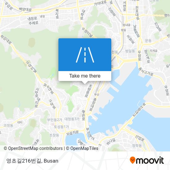 영초길216번길 map