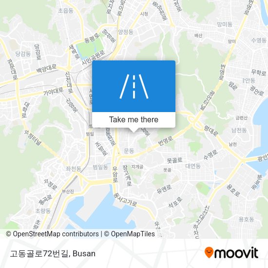 고동골로72번길 map