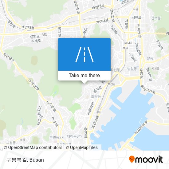 구봉북길 map