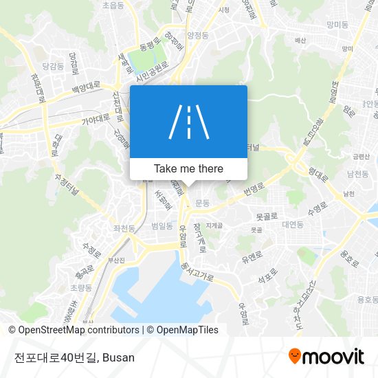 전포대로40번길 map