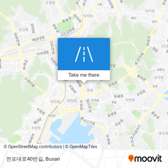 전포대로40번길 map