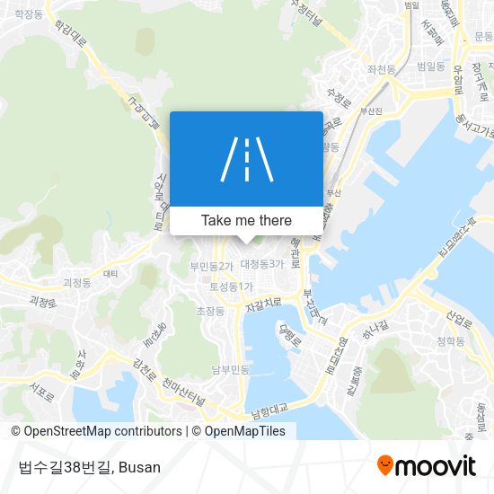 법수길38번길 map
