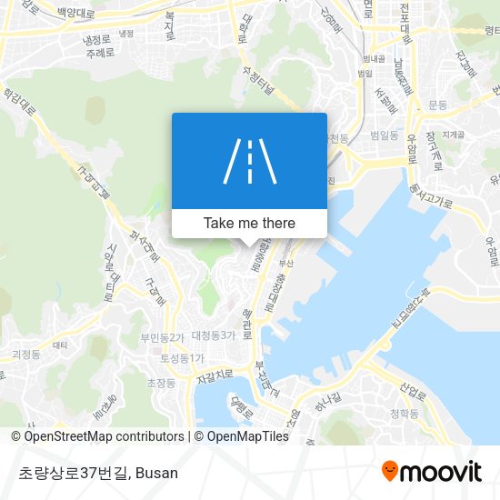 초량상로37번길 map