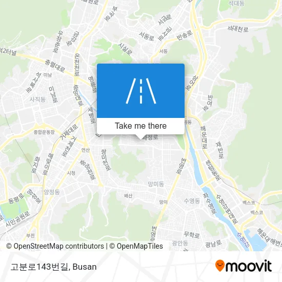 고분로143번길 map