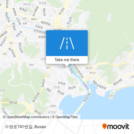 수영로741번길 map