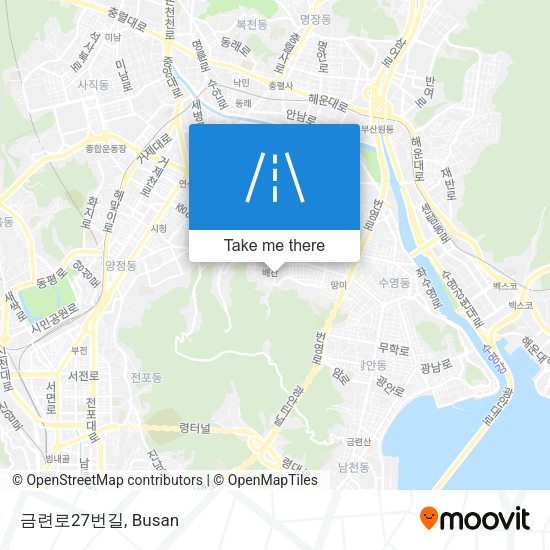 금련로27번길 map