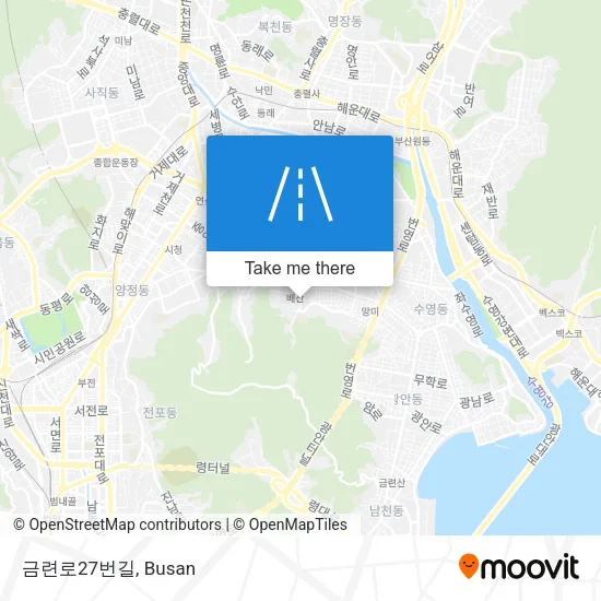 금련로27번길 map