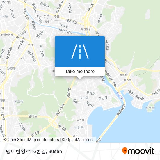 망미번영로16번길 map