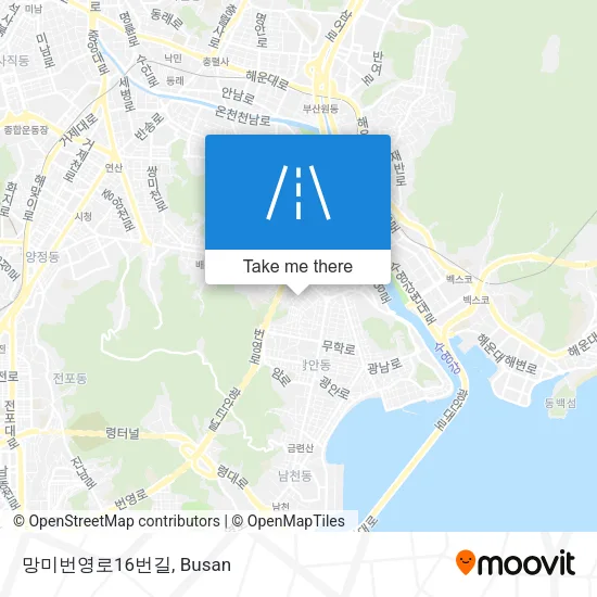 망미번영로16번길 map