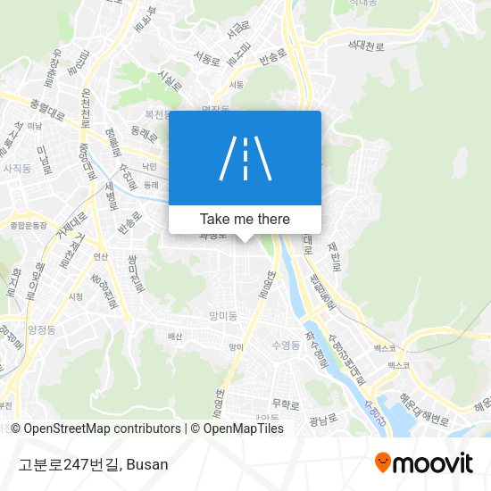 고분로247번길 map