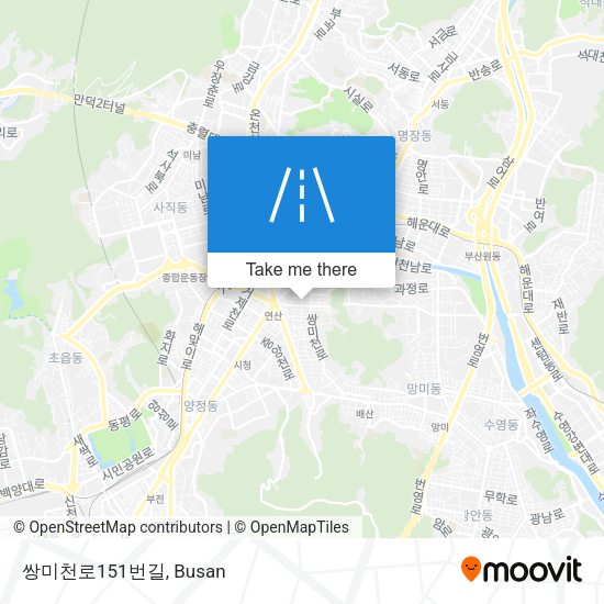쌍미천로151번길 map