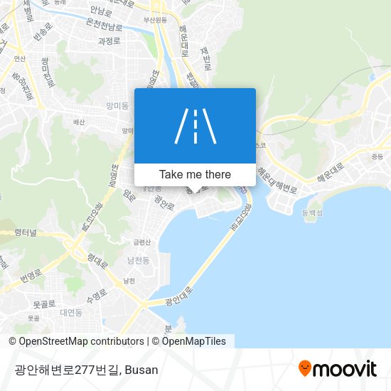 광안해변로277번길 map