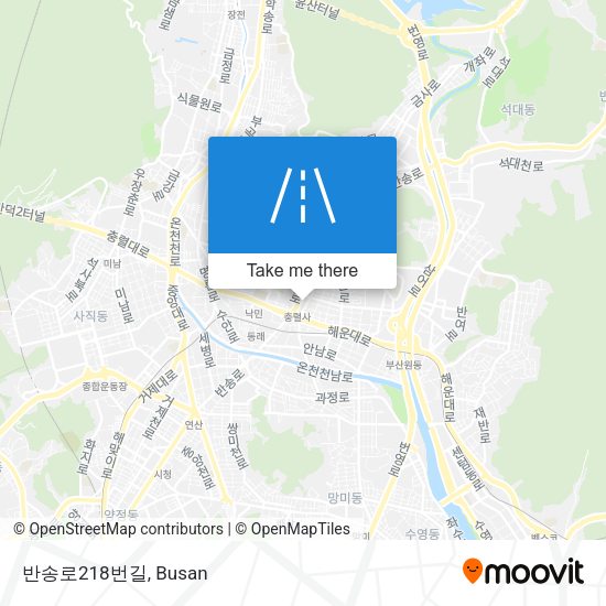 반송로218번길 map