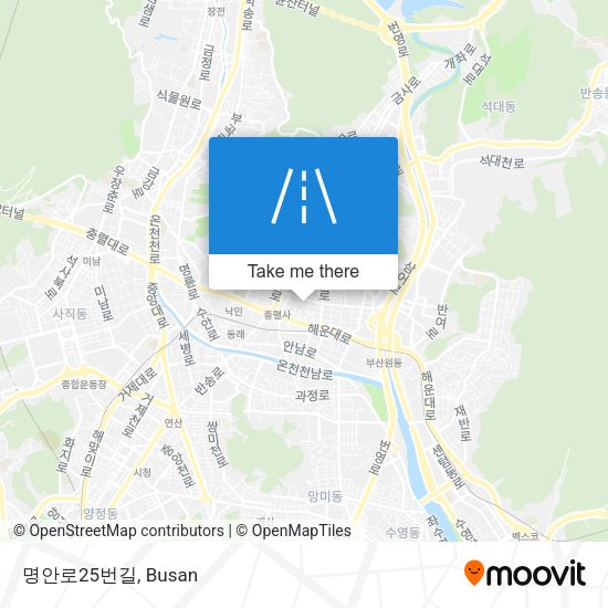 명안로25번길 map