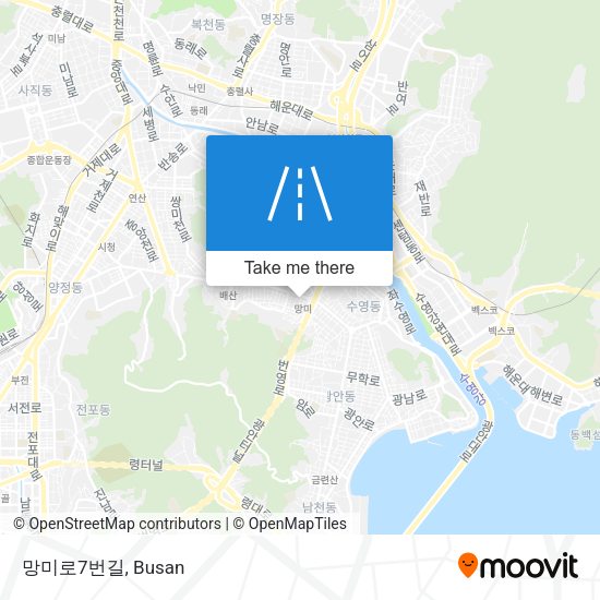 망미로7번길 map