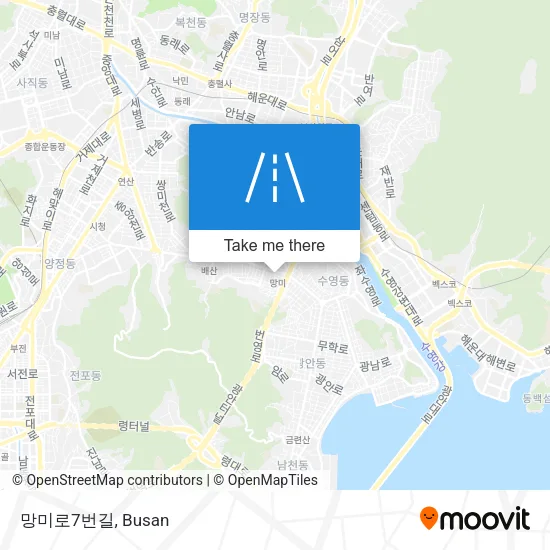 망미로7번길 map