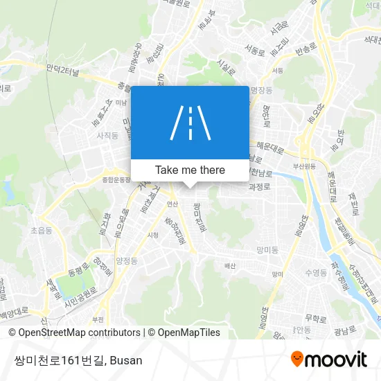 쌍미천로161번길 map